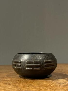 青铜太极八卦纹佛钵形香炉，顺丰包邮