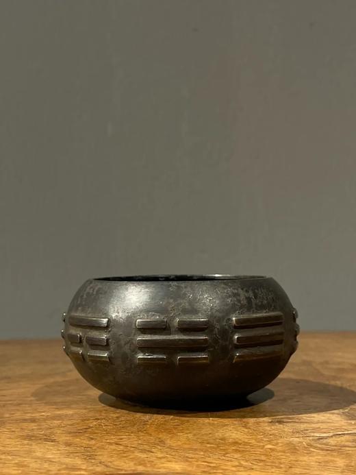 青铜太极八卦纹佛钵形香炉，顺丰包邮 商品图0