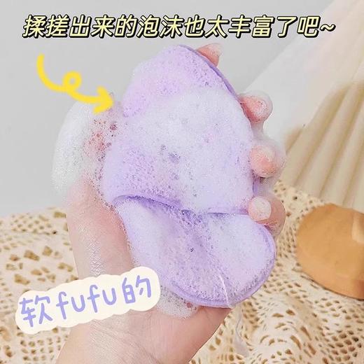 扑泥膜美容院搓清洁器手套清洁海绵脸专用脸洗脸擦洁面水滴深层扑 商品图2