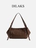 DILAKS迪莱克丝 2025年新款植鞣绵羊皮托特包大容量拉链单肩斜挎包 商品缩略图1