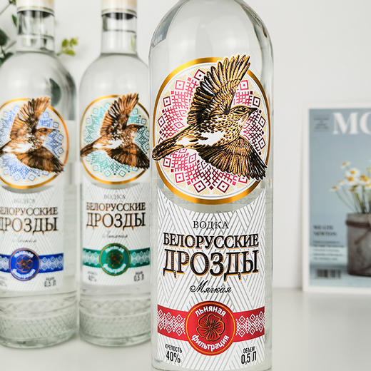 白俄罗斯进口拉达米尔牌小鸟伏特加500ml 商品图4