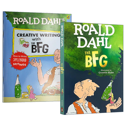 好心眼儿巨人2册 英文原版 The BFG 吹梦巨人圆梦巨人 好心眼儿巨人的创意写作 罗尔德达尔作品 Roald Dah 中小学生英语课外阅读书 商品图0