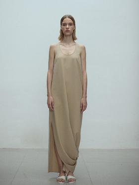 VC｜SS25066 Shanti tank dress  [连衣裙  米白 / 黑 / 卡其 ]