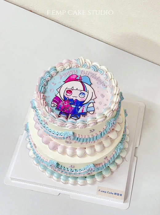 蛋仔派对双层蛋糕 商品图0