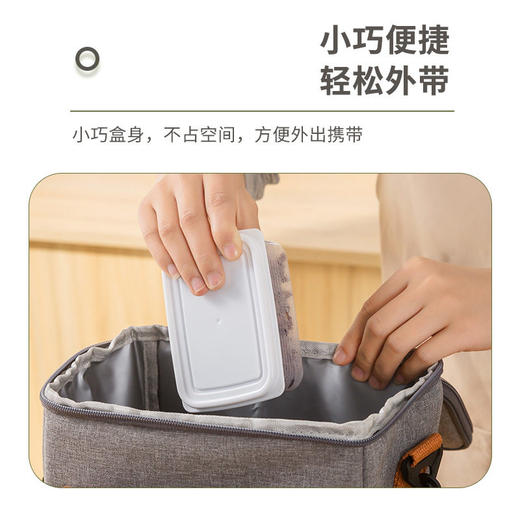 餐盒便当盒冷冻加热糙米装盒米饭饭盒微波炉小号杂粮保鲜盒分冰箱 商品图3