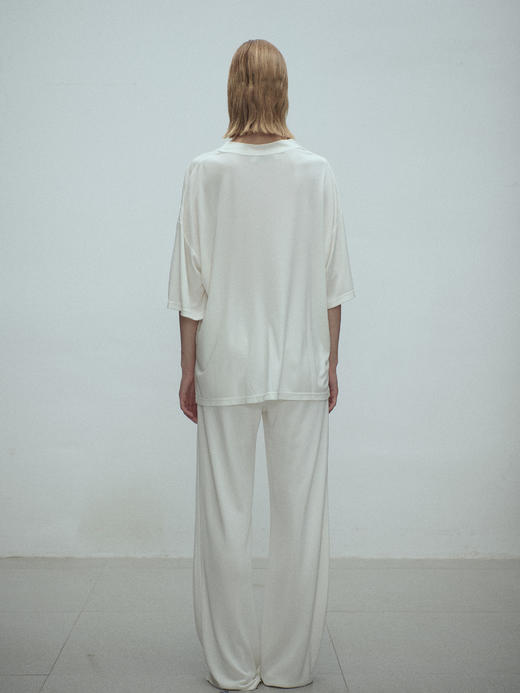VC｜SS25128 Sora flared trousers [长裤 黑 / 白] 商品图3