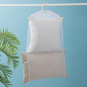 阳台家用晒衣架晾晒枕头架子网兜枕头晾晒器网袋日式专用室外抱枕