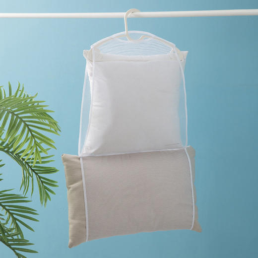 阳台家用晒衣架晾晒枕头架子网兜枕头晾晒器网袋日式专用室外抱枕 商品图0