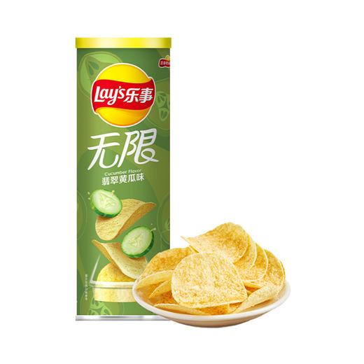 乐事无限清新清爽翡翠黄瓜味薯片 90g 商品图0