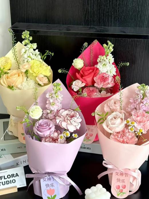3·8女神节小花束丨仅花材无包装纸【10件起下单】｜可定制 商品图4