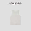 ROMI STUDIO“基础简约”100%柔软棉V领无袖可外穿短背心RWBWSD1498 商品缩略图0