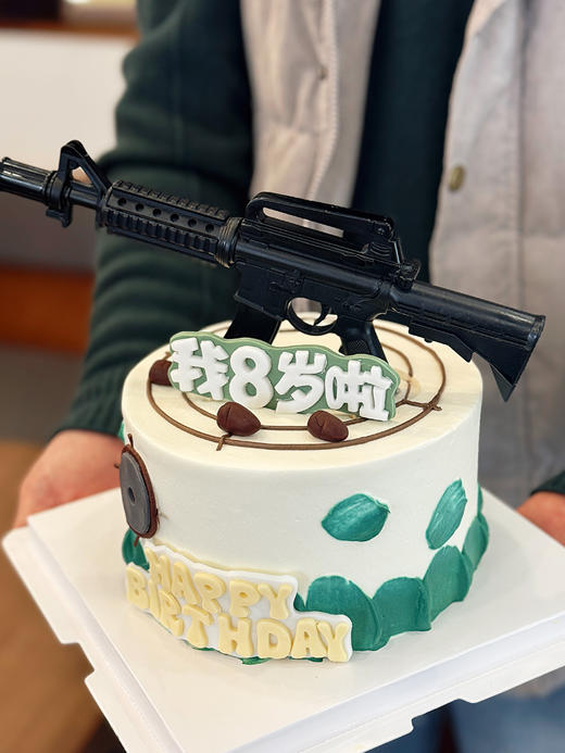 蛋糕定制—枪战 商品图0