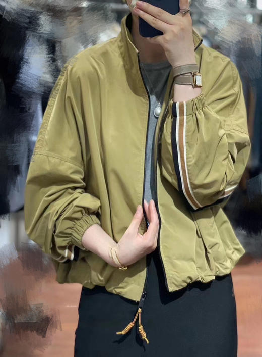 日单夹克。黑色。卡其黄色。自己备注号卖颜色。 商品图1