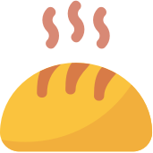 加热方法1.面包表面喷水，下垫耐热纸，微波炉加热20秒。2.平底锅加热小火微煎。