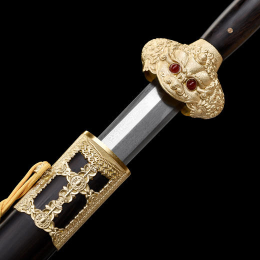 大永乐剑 花纹钢宝剑 清式宝剑 龙泉沈广隆一体宝剑 未开刃 商品图3