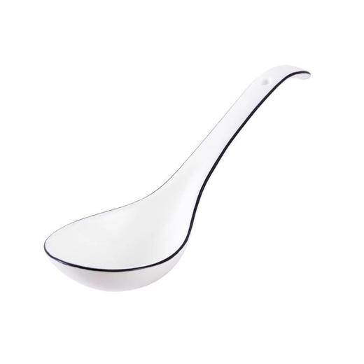 稀饭汤勺喝汤勺大号汤匙盛专用勺子长柄陶瓷厨房调羹家用餐具粥勺 商品图4