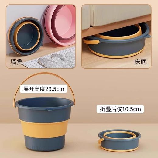 大容量旅行车水桶塑料家用便携式洗澡折叠钓鱼泡脚桶车载加厚用桶 商品图2