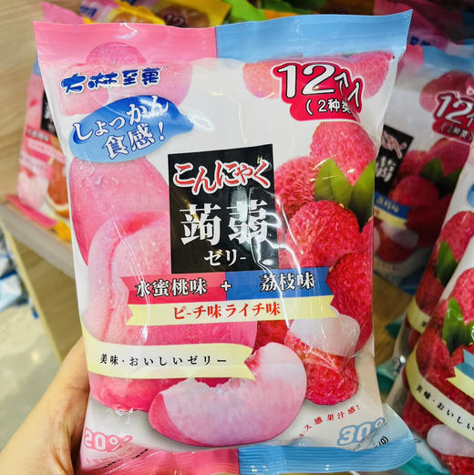 大林至菓蒟蒻果汁果冻（水蜜桃➕荔枝） 商品图0