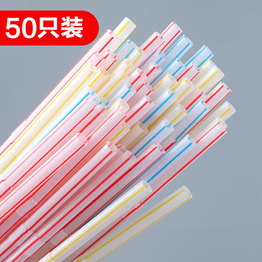 塑料管加长环保一次性奶瓶创意奶茶弯头吸管孕妇果汁饮料儿童产妇 商品图1