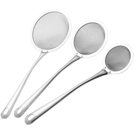隔油滤勺家用超细厨房用漏勺果汁筛火锅漏网不锈钢豆浆过滤网捞勺 商品图4
