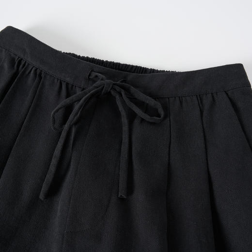 ROMI STUDIO“松弛自在”莱赛尔亚麻混纺松紧腰阔腿休闲裤 431K3085 商品图4