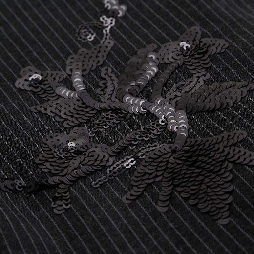 RE1A1斯尔丽25春季新款绣花绣亮片工艺箱式短款时尚搭配性强西装外套 商品图8