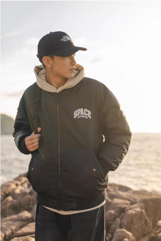 裁缝学苑MQ56新款外套男美式棒球服纸样男款飞行员夹克上衣服装样板 商品图3