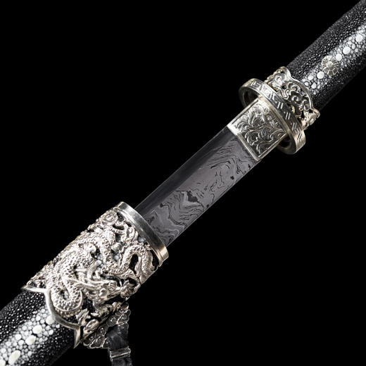 龙威唐刀  汉唐刀剑  龙泉沈广隆宝剑 一体刀剑传统宝剑  未开刃 商品图3