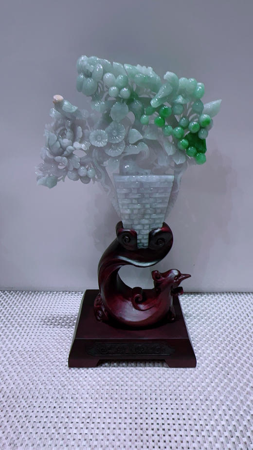 620872翡翠摆件【平安富贵】 商品图5