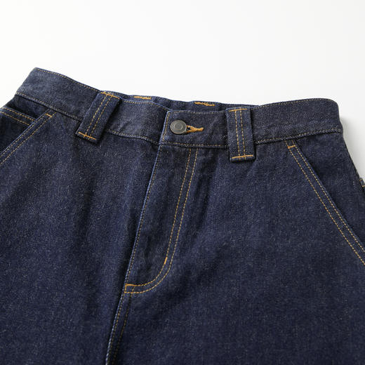 ROMI STUDIO“重磅丹宁”100%斜纹牛仔棉工装直筒牛仔裤RW24AX80733 商品图5