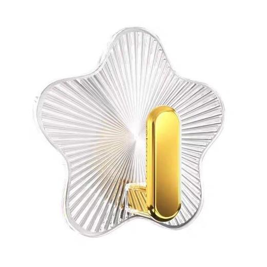 强力超强衣服墙上免打孔衣钩挂钩粘钩轻奢星星置物架贴门后挂无痕 商品图4