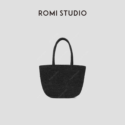 ROMI STUDIO“惬意自然”植物编织大容量托特包RWBRP31641 商品图1