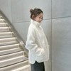 佐丹奴女款泰迪绒时尚休闲纯色外套05374803 商品缩略图5