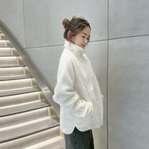 佐丹奴女款泰迪绒时尚休闲纯色外套05374803 商品图5