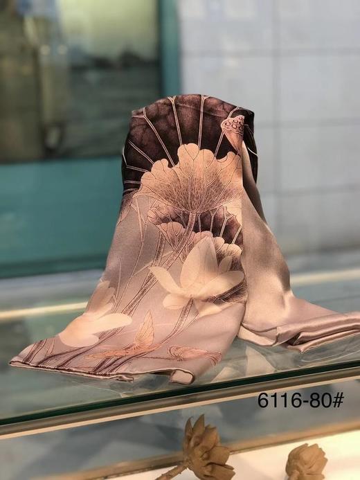 优品堂《花魁》100％桑蚕丝长巾 商品图11