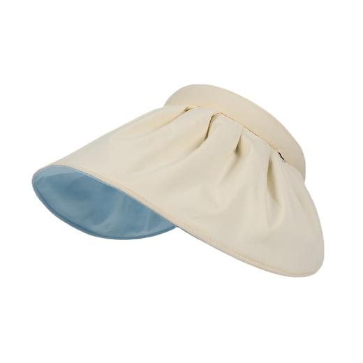 夏季遮脸沙滩遮阳帽贝壳防晒帽女防紫外线便携空顶女发箍帽子2025新款小红书爆款 商品图4