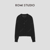 ROMI STUDIO“基础优雅”扬子纱100%绵羊毛圆领长袖开衫RW24AS90947 商品缩略图1