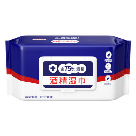 家用湿纸巾湿巾加大实惠便携专用含清洁卫生酒精大包消毒75度 商品图4