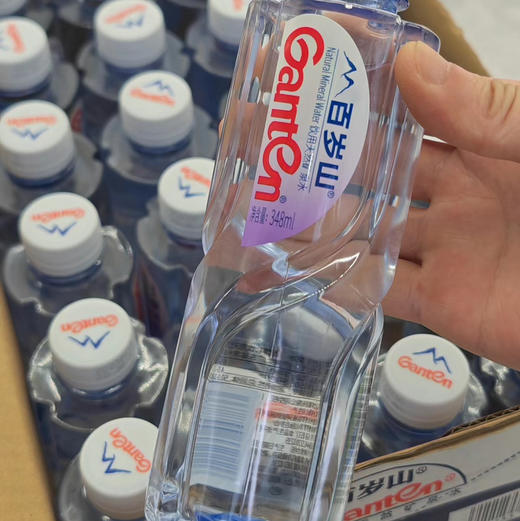 百岁山矿泉水1箱348ml 商品图0
