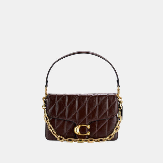 COACH蔻驰 CHAIN TABBY绗缝链条单肩包 商品图0
