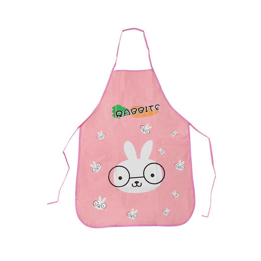 女士卡通家居防油半透明男公主成人厨房可爱围裙防水围裙防污做饭 商品图4