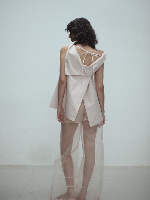 VC｜SS25103 Tully open back top [上衣 黑 / 白 / 粉 ] 商品图0