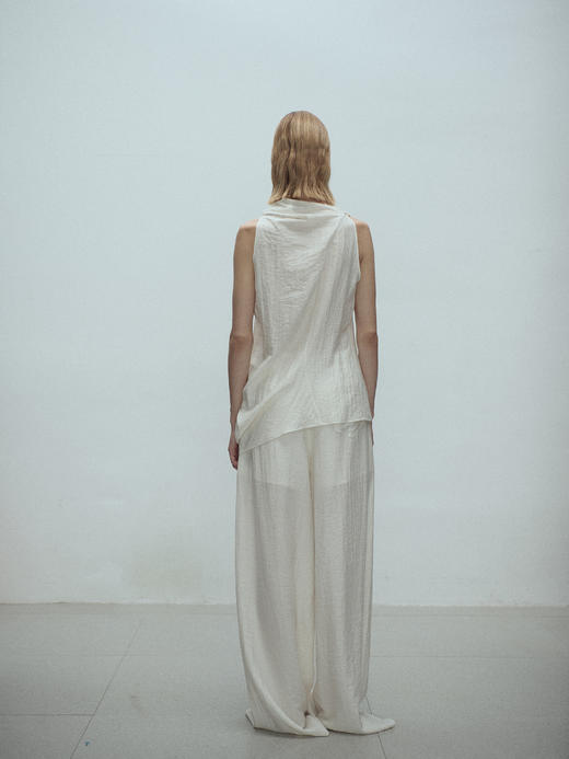 VC｜SS25065 Liberty skewed tank [上衣 深灰 / 浅灰 / 燕麦 ] 商品图6