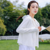 黑胶帽檐防晒衣女夏季冰丝防紫外线户外透气连帽遮阳外套防晒服 商品缩略图2