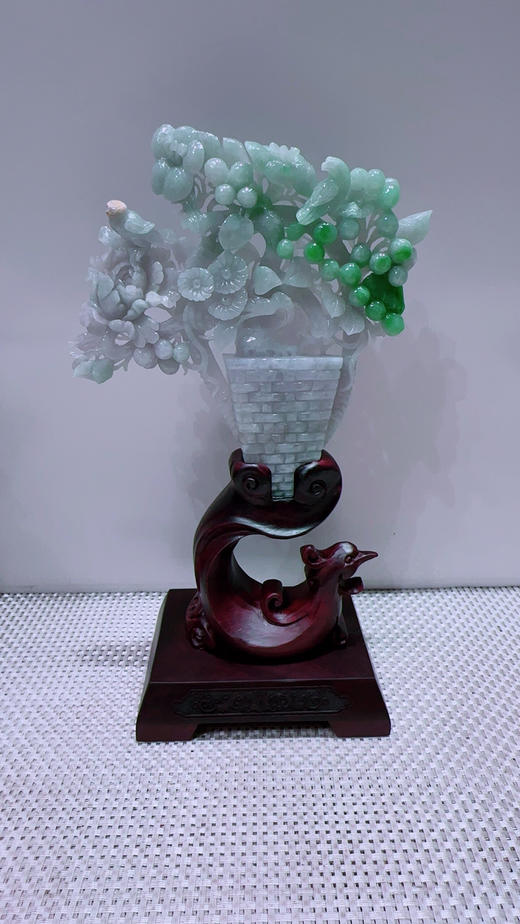 620872翡翠摆件【平安富贵】 商品图3
