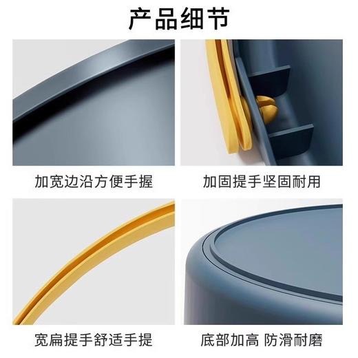 大容量旅行车水桶塑料家用便携式洗澡折叠钓鱼泡脚桶车载加厚用桶 商品图3