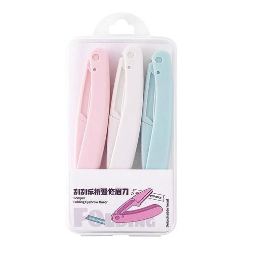 女士女男折叠式眉毛型套装安全新款刀片全修眉刀专用刮神器初学者 商品图4