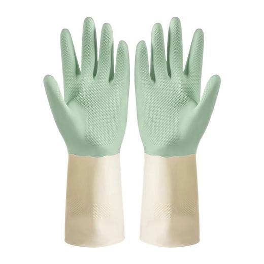 手套乳胶手套手套洗碗通用男女家务厨房防水家用工作清洁耐磨橡胶 商品图4