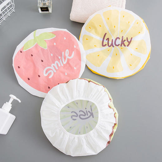 沐浴油烟浴帽帽帽女款女士厨房淋浴帽防水洗头防可爱头套洗澡成人 商品图2