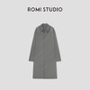 ROMI STUDIO“松弛自在”铜氨丝双面穿宽松垂感风衣外套RW24WW41273 商品缩略图0